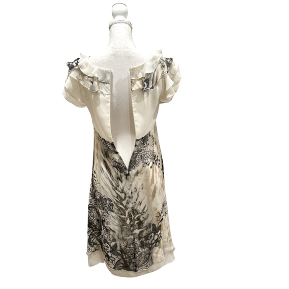 NWT Bleu d’Azur Artistic Printed Dress – Size 6 / FR 38 - Picture 5 of 10